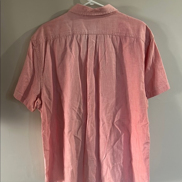 Old Navy Pink Casual Button Down Shirt Relaxed Fit - Picture 7 of 9